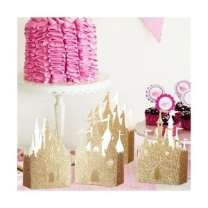 Caja de castillo dorado de 20 piezas caja de dulces de_6