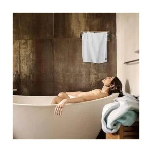 Butizone Toallero de baño rústico soporte de toalla_5