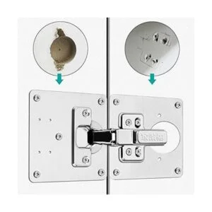 Placa de reparación de bisagras de gabinete kit de_3