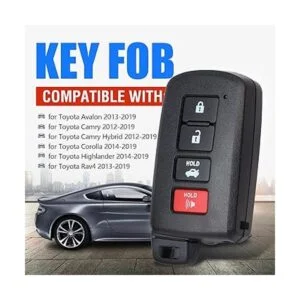 Keymall Carcasa para llave de avalon Camry Corolla_2