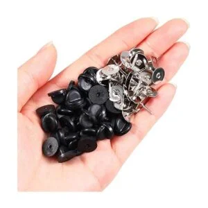 200 pares de tachuelas de corbata en blanco de mariposa de_4