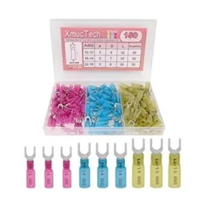 XmucTech 150 conectores de horquilla termocontraíbles 2216_1