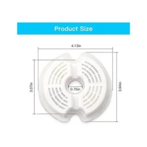 VinDox Filtros de fuente de agua para gatos para fuente de_6