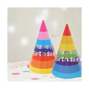 6 sombreros de feliz cumpleaños y 6 lentes de sol de feliz_7