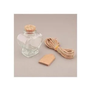 BENECREAT Paquete de 8 tarros de vidrio en forma de_5