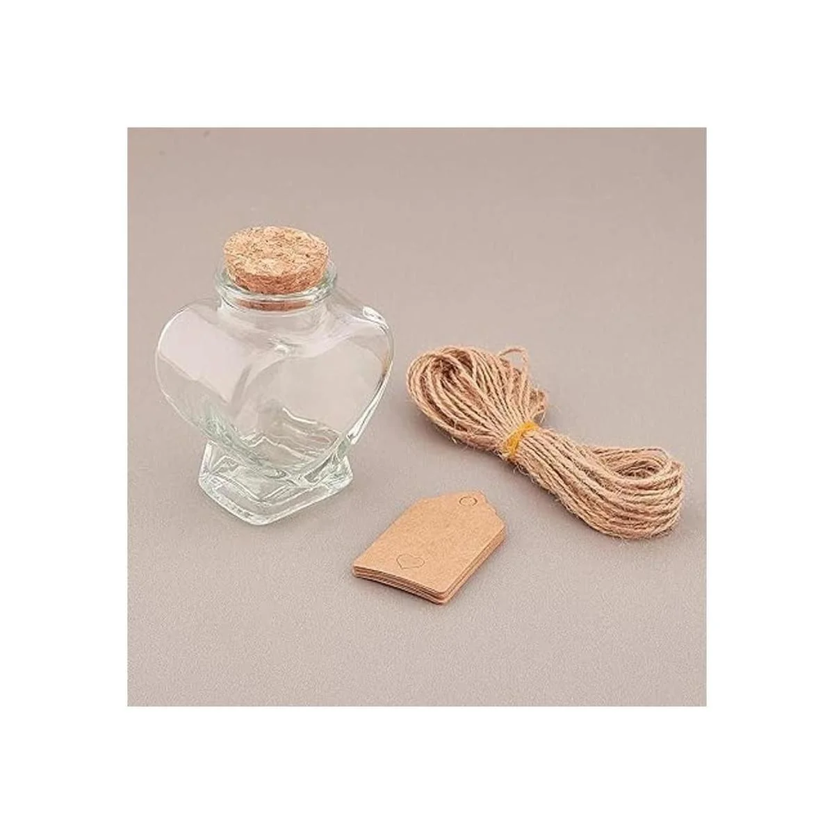 BENECREAT Paquete de 8 tarros de vidrio en forma de_5