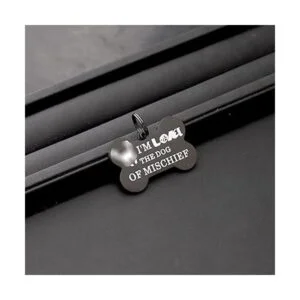 ENSIANTH Divertidas etiquetas de collar para perro regalo_6
