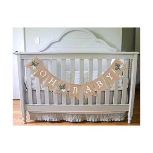 Banderín de ducha de bebé Greenery Decoración de ducha_3