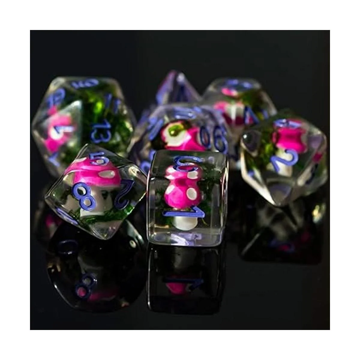 UDIXI Juego de 7 dados poliédricos DND DD rellenos de_3