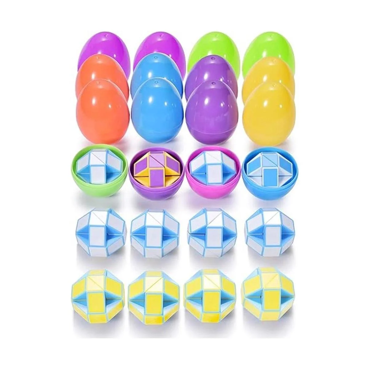 Ganowo 12 piezas de huevos de Pascua prellenos con mini_1