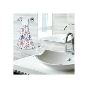 Boccsty Toallas de cocina colgantes con flores de cerezo_7