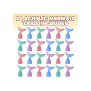 ArtCreativity Juego de 24 figuras de cola de sirena de_2