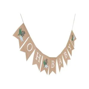 Banderín de ducha de bebé Greenery Decoración de ducha_6