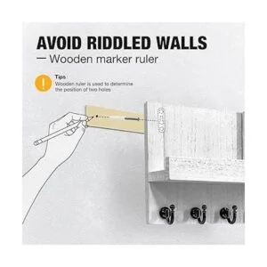 HONJIN Soporte de pared para llaves Organizador de_3