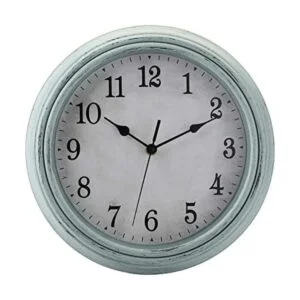 Jucoan Reloj de pared retro vintage de 12 pulgadas reloj_1