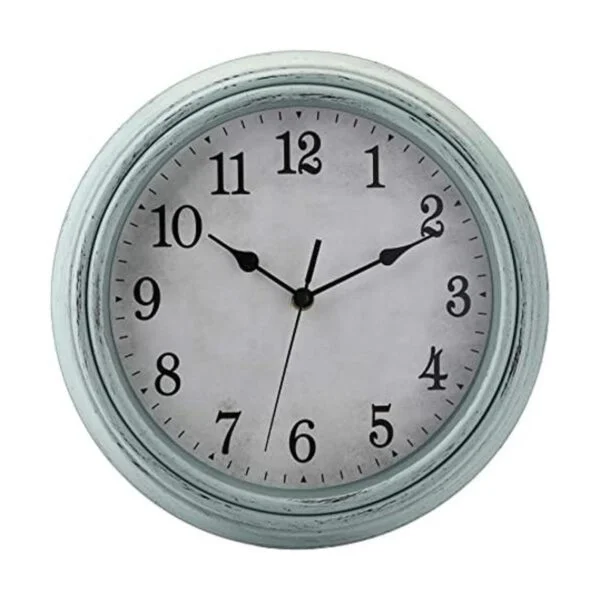 Jucoan Reloj de pared retro vintage de 12 pulgadas reloj_1