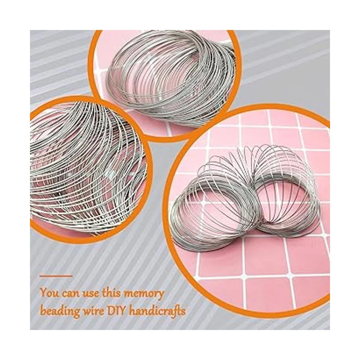 500 bucles para joyería alambre de memoria alambre de_4