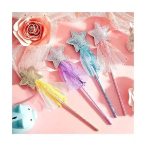 8 piezas de varitas de hadas con purpurina varita de_7