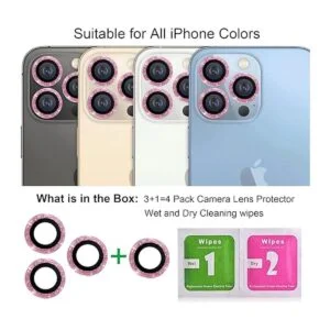 Paquete de 4 protectores de lente de cámara compatibles_4