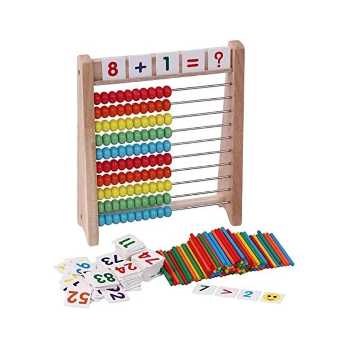 Cltoyvers baco de madera para niños con 100 palos de_1