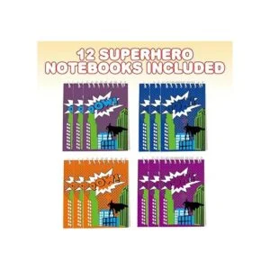 ArtCreativity Mini cuadernos de superhéroe paquete de 12_2