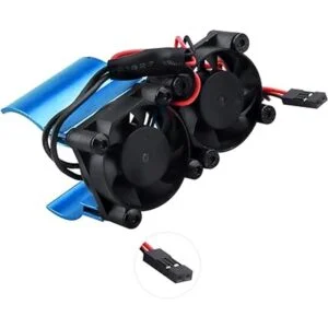 FriHobby Disipador térmico de motor RC con ventilador de_5