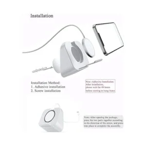 Soporte de pared para teléfono Magsafe cargador de_6