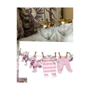 AVEVER Its a Girl Servilletas Servilletas de Baby Shower_3