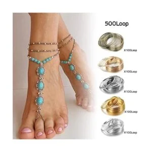 500 bucles para joyería alambre de memoria alambre de_2