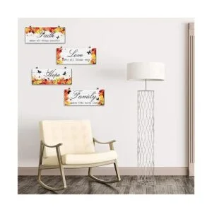 4 piezas de decoración de puerta de arce placa de madera_4