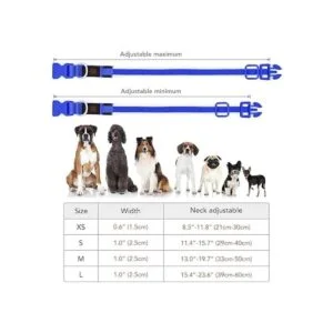 YFbrite Collar de perro iluminado collar de perro LED_3