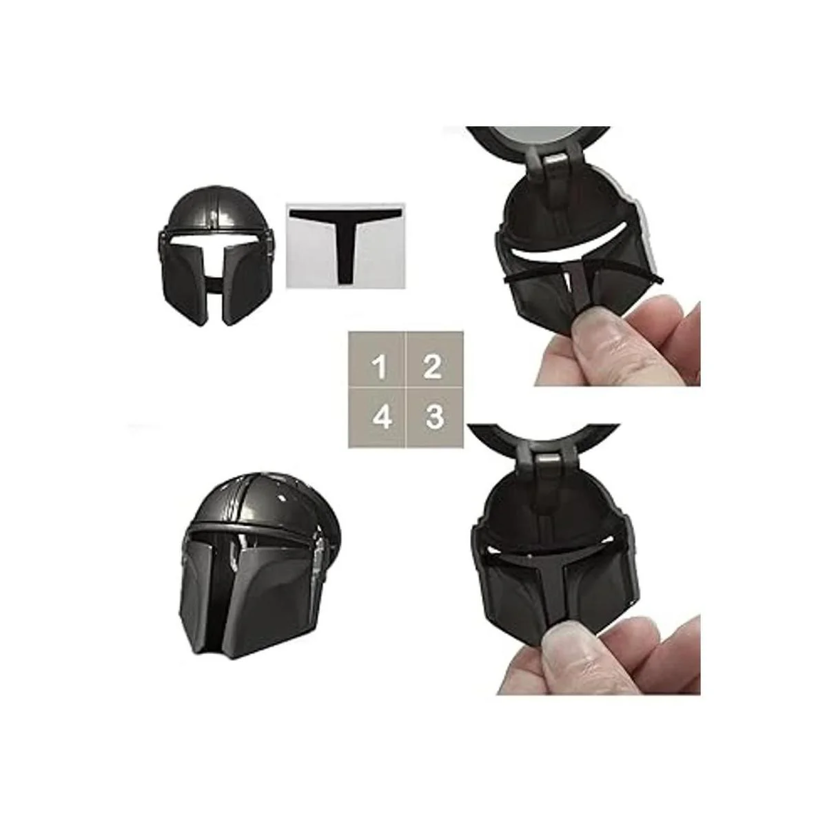 AOSKonology Mando Style Cubierta universal para botón de_4