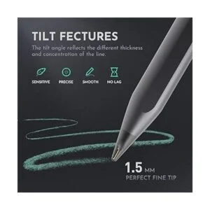 Lápiz capacitivo para iPad con inclinación y rechazo de_3