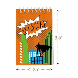 ArtCreativity Mini cuadernos de superhéroe paquete de 12_3