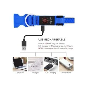 YFbrite Collar de perro iluminado collar de perro LED_4