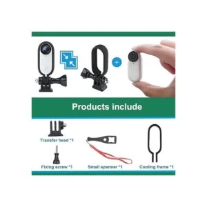 Soporte de cámara de marco de montaje para Insta360 Go 2_7