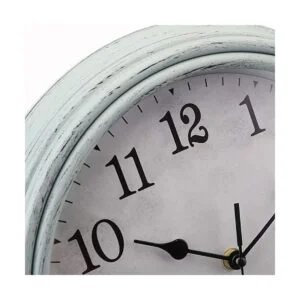 Jucoan Reloj de pared retro vintage de 12 pulgadas reloj_3