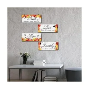 4 piezas de decoración de puerta de arce placa de madera_2