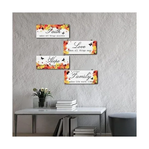 4 piezas de decoración de puerta de arce placa de madera_2