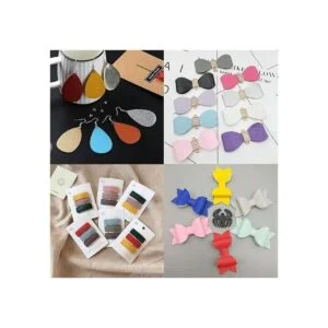 Picheng Juego de 15 hojas de cuero sintético sólido de 8.2_7