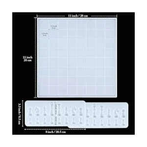 NiArt Juego de moldes de silicona para piezas de ajedrez_2