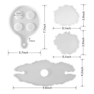 Geiserailie 4 piezas de soporte para copas de vino molde_3