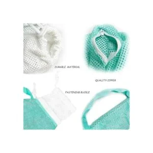 Bolsa de baño para gatos con red de ducha para gatos y_3