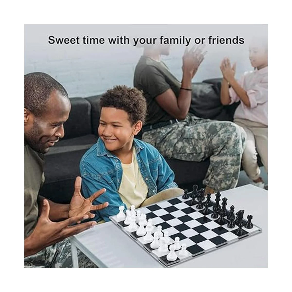 Juego de moldes de ajedrez de resina Endoto de 16 piezas_4