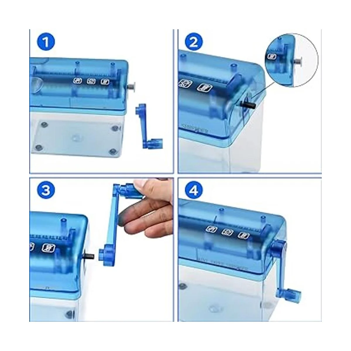 JIKIOU Mini trituradora de mano portátil trituradora de_2