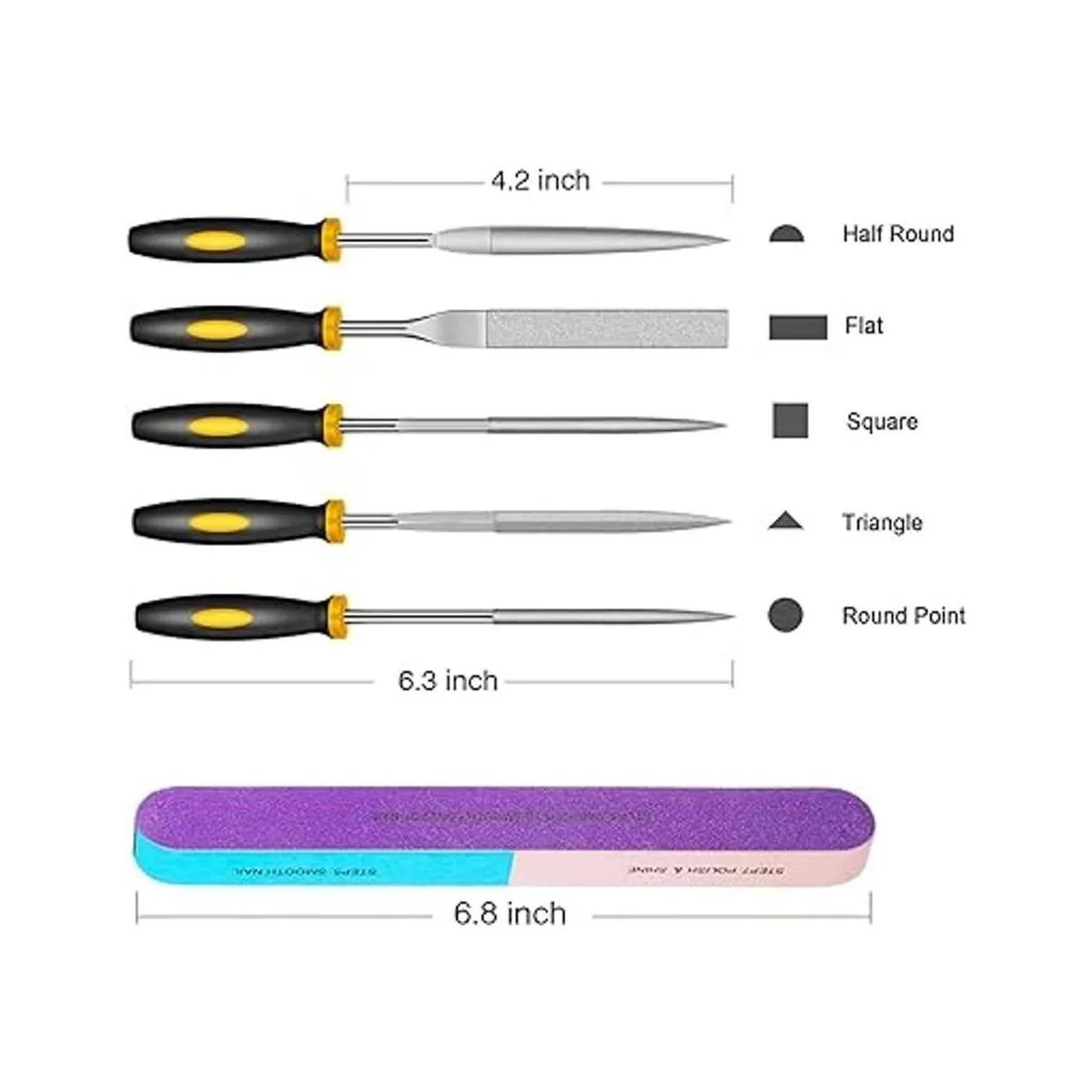 Kit de lijado y pulido de resina juego de 23 herramientas_2