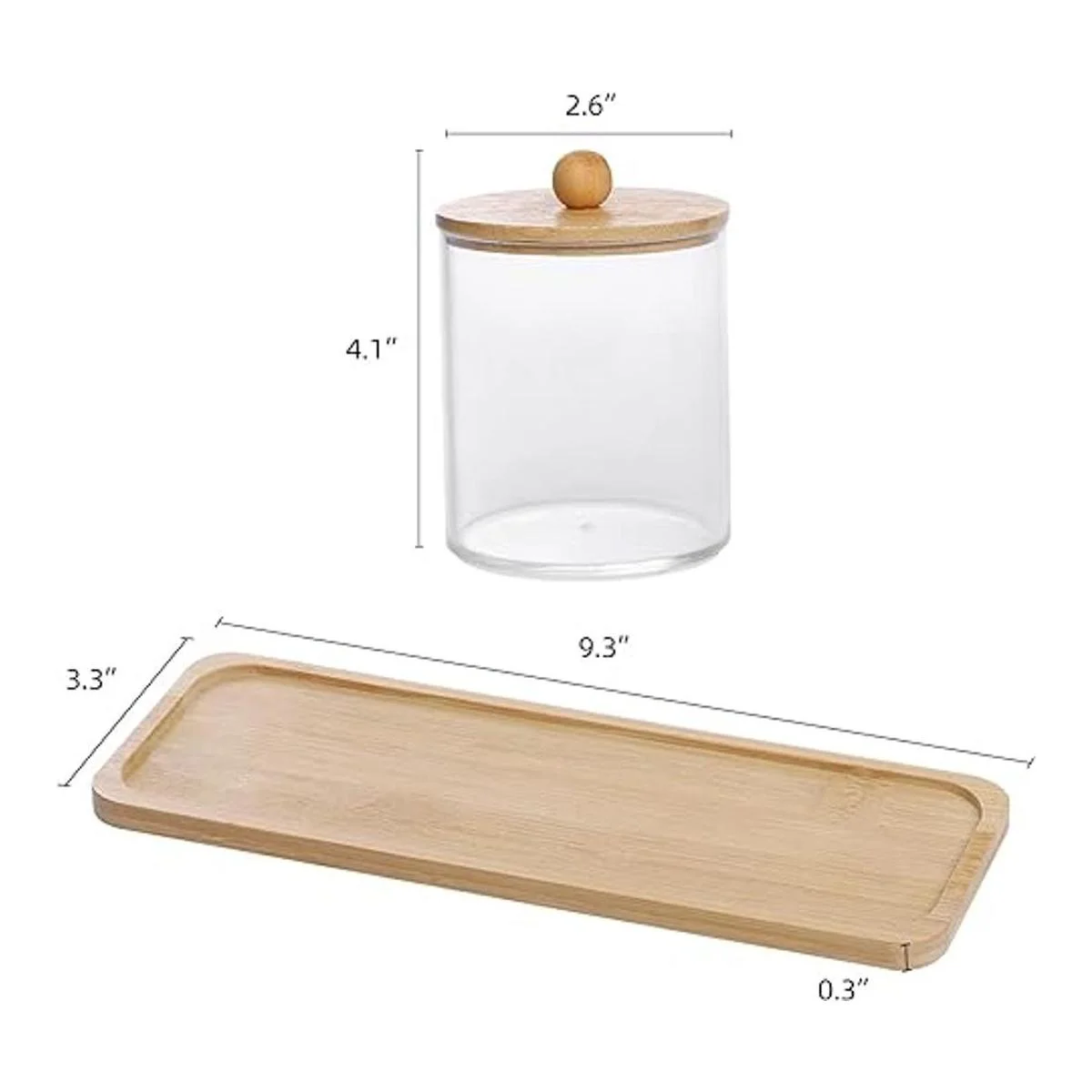 Tbestmax Soporte de hisopo de algodón de 10 onzas con_2