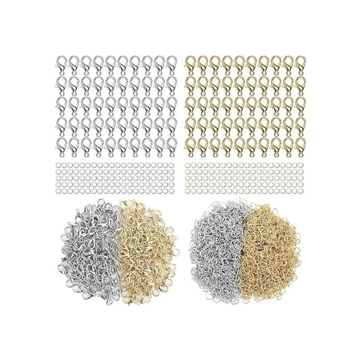 Más de 800 cierres de langosta y anillos abiertos 0.472_1