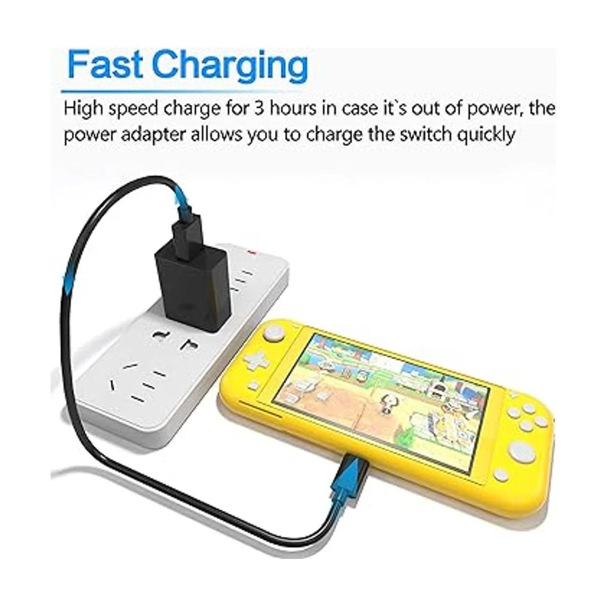 Cargador para Nintendo Switch cargador rápido de 15 W_3