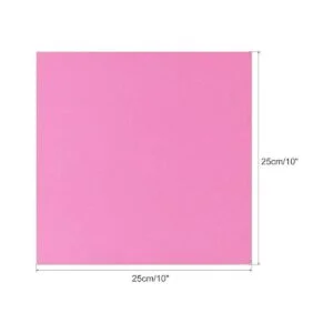uxcell Hojas de espuma EVA rosa de 10 x 10 pulgadas de_2